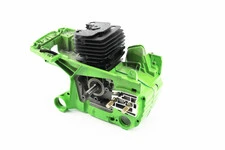 Блок двигуна у зборі 45cc 43mm, зелений картер, чорний циліндр