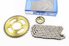 Зірки, ланцюг к-кт ZS125J-428H-116L+42T+15T "гартована" (у коробці)