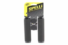 Ручки руля 130мм с зажимом Lock-On с двух сторон, неопреновые, чёрные SBG-672