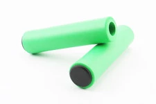 Ручки руля 130мм, пенорезиновые, салатовые