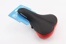 Сиденье MTB 255x180мм, чёрно-красное AVY-6753