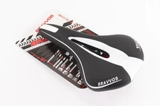 Сиденье MTB 270x140мм, чёрно-белое YF-1018