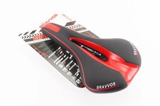 Сиденье MTB 270x140мм, чёрно-красное YF-1018