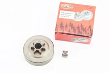 Тарелка сцепления "звезда" 325-7 Husqvarna-136/137/141/142/235/240/325, Partner-365, OLEO MAC 941, JONSERED, POULAN + подшипник