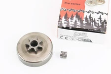 Тарелка сцепления "звезда" 325-7 Husqvarna-136/137/141/142/235/240/325, Partner-365, OLEO MAC 941, JONSERED, POULAN + подшипник,