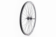 Колесо 27,5" заднє Disk-brake, обід та втулка 14Gx36H алюмінієві, під вільнобіг, кріпл. гайка, "GRAVITY"