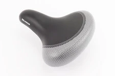 Сиденье ХВЗ 260x230мм, чёрно-серое CROSSRIDE N662-А