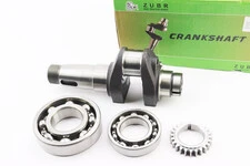 Колінвал R175A+підшипники+шестерня