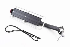 Багажник 26-29" алюмінієвий консольний, кріплення за трубу сидіння ексцентриком, чорно-сірий HS-027