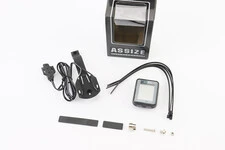 Велокомп'ютер 11-функцій, дротовий, чорний AS-825 (без батарейок)