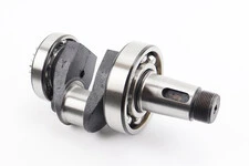 Колінвал R180NM+підшипники+шестерня, запресований, з канавкою під ст. кільце