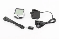 Велокомп'ютер 15-функцій, дротовий, сірий YS-468B (без батарейок)