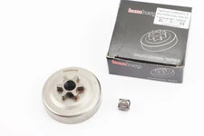 Тарелка сцепления "звезда" 3/8-6+подшипник Partner-350/351/352/371/372, Husqvarna-235/236/240, OLEO MAC-936-937-940-941,