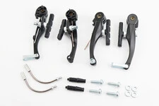 Тормоз V-brake 110мм (2 колеса), алюминиевый, чёрный