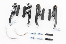 Тормоз V-brake 110мм (2 колеса), алюминиевый, чёрный LV12DG