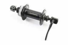 Втулка передняя MTB алюминиевая 14Gx36H, Disk-brake Center Lock, крепл. эксцентрик, чёрная HB-TX505