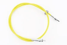 Трос спідометра (квадрат-лопатка, гайка-шток) (трос 115см; кожух 112см) жовтий