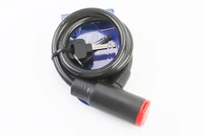 Замок противоугонный тросовый 1000х10мм под ключ, TY503