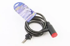 Замок протиугінний тросовий 1500х10мм під ключ, TY503