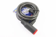 Замок протиугінний тросовий 1500х12мм під ключ, TY503