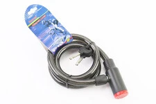 Замок протиугінний тросовий 1000х15мм під ключ, TY403