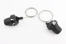 Перемикачі (грипшифт) 3x7 швидкості, чорні SL-RV300