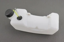 Бак топливный 1E40F-1E44F (крепление 2отв, горловина прямая)