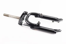 Вилка 20" амортизаційна, з різьбою 1" (25,4мм), шток 180мм, з ходом 50мм, V/Disk-brake, чорна