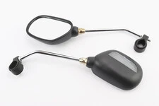 Дзеркало ліве+праве овальні, чорні JY-102