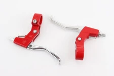 Тормозные ручки, алюминиевые, красно-серые
