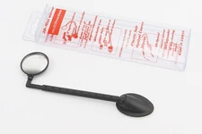 Дзеркало кругле, регульоване, телескопічне, кріплення на липучці до шолома велосипеда, чорне SBM-2270