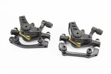Тормозные суппорта с двухсторонней тягой передний (F160/R140мм)+задний (F180/R160мм), чёрный F7