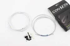 Трос - комплект перемикання універсальний "ПОВНИЙ" (сорочка 4мм х 2,7м, троса Galvanize 2000/2300мм, ковпачки, кінцевики,