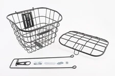 Кошик багажний передній 26" з кришкою, чорний YZ-061 (можливі подряпини, сколи, дефекти фарбування)