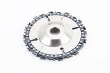 Диск на болгарку з ланцюгом D-102mm, d-16mm