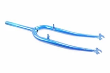 Вилка 26" з різьбою 1" (25,4мм), шток 200мм, V-brake, синя