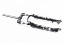 Вилка 27,5" амортизаційна, без різьби 1-1/8" (28,6мм), шток 255мм, з ходом 100мм, Disk-brake, пружинно-оливна, Lockout,