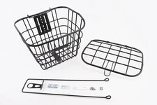 Кошик багажний передній 28" з кришкою, чорний YZ-061 (можливі подряпини, сколи, дефекти фарбування)