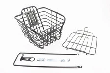 Кошик багажний передній 28" з кришкою, чорний BSK-СК-45 (можливі подряпини, відколи, дефекти фарбування)