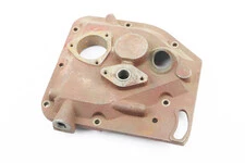 Крышка блока двигателя правая (со стороны заводного рычага), короткая, 7отв., чугун R175A/R180NM, НЕ ЗАГЛУШЕН МАСЛЯНЫЙ КАНАЛ,