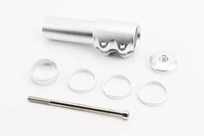 Удлинитель штока вилки 1 1/8” (28.6 мм)х115мм, алюминиевый, серый