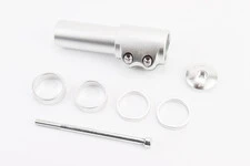 Удлинитель штока вилки 1 1/8” (28.6 мм)х117мм, алюминиевый, серый HR-117