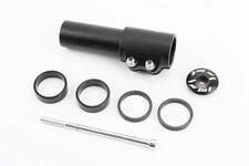 Удлинитель штока вилки 1 1/8” (28.6 мм)х117мм, алюминиевый, чёрный HR-117