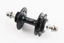 Втулка задня FIX алюмінієва 14Gx32H з фіксованою передачею 16Т, різьба Flip-Flop, 2 пром-підшипники 6000 2RS, кріпл. гайка, чорна