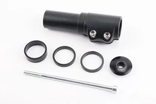 Удлинитель штока вилки 1 1/8” (28.6 мм)х120мм, алюминиевый, чёрный KL-4025