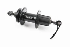 Втулка задня MTB алюмінієва 14Gx32H під касету 8-10зв, Disk-brake, кріпл. ексцентрик, чорна KT-MD4R