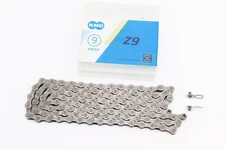 Цепь приводная 1/2х11/128х116L 9 скоростей, серая Z9