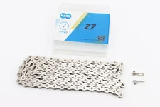 Цепь приводная 1/2х3/32х114L 7 скоростей, серебристая Z7