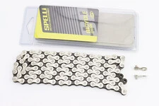 Цепь приводная 1/2х3/32х114L 8 скоростей, серебристо-чёрная SCH-800