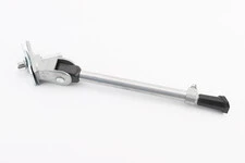 Підніжка бокова центральна телескопічна для 26"-28", алюмінієва, сіра HS-004D